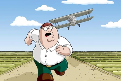 Cartoons Family Guy Biplane Peter Griffin Wallpapers