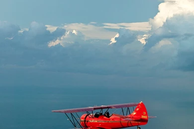 The Waco YMF 5D Biplane   Silodrome