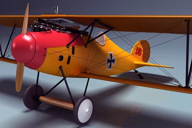 Albatross Diii Art Plane Retro Germany Biplane Military G ...