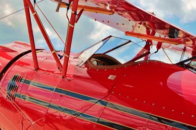 Download Wallpapers 1440x900 Waco, Ymf 5c, Airplane, Biplane ...