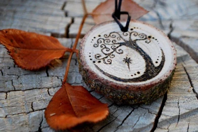 Celtic Wood Pendant 1215726 Wallpapers   (