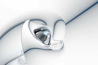 White Chrome 3d Abstract HD Wallpapers   High Definition Wallpapers