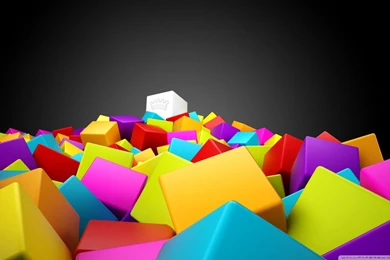 Colorful Cubes HD Desktop Wallpapers : Widescreen : High Definition ...