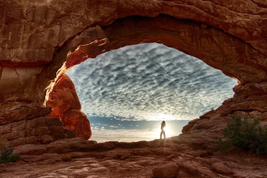 Window Arch At Arches National Park Uhd Wallpapers   Ultra High ...