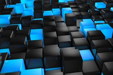 Top Green Cubes Abstract 3d Wallpapers