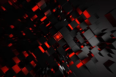RED CUBE WALLPAPER   (