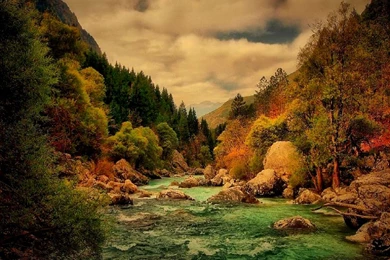Amazing Mountain River HD Wallpapers   Zibrato