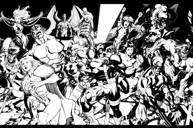 X Men In Black And White Wallpapers And Images   Wallpapers ...