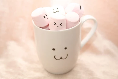 Cute Marshmallow Wallpapers