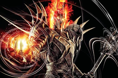 Lord Of The Rings Warrior Magic Sauron Armor Helmet Games Lotr D ...