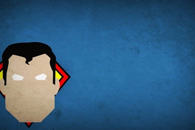 Minimalism, Blue Background, Superhero, Superman, DC Comics, Blo0p ...
