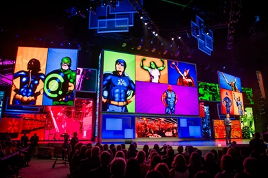 Superhero Backgrounds At 2015 Shareholders