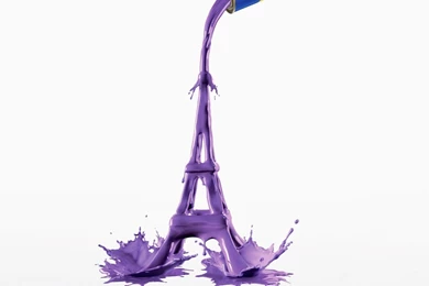 1920x1080 Spray, Bank, Creative, The Eiffel Tower, Paint ...
