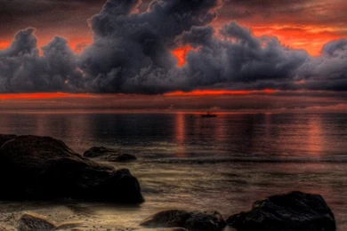 Dramatic Breathtaking Sunset HD Desktop Wallpapers : High ...