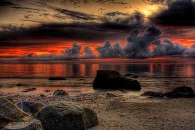 Dramatic Breathtaking Sunset HD Desktop Wallpapers : High ...