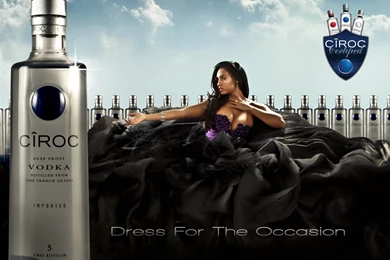 Wallpaper: Food, Drinks, Ciroc, Vodka, Poster, Sexy Girl, Black ...