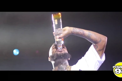 THE GAME   DOWNS A BOTTLE OF CIROC IN 48 SECONDS !!!!   YouTube