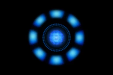 Iron Man's Arc Reactor, Blue And Black Image Wallpapers