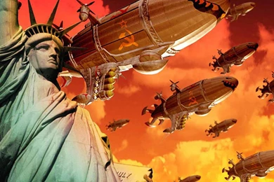 Invasion Blimp Video Game Command Amp Conquer Communist Stalin ...