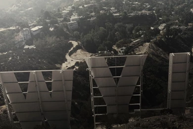 Inkdryer Daily Wallpapers • Hollywood Sign