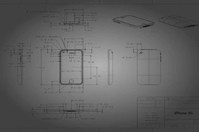 iPhone 3G Blueprint Wallpapers