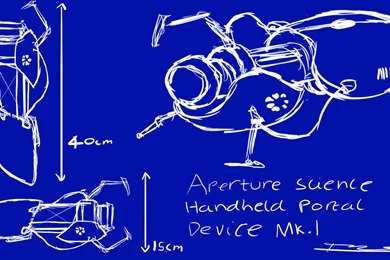 Portal Gun Blueprint Wallpapers By TomDoesArt On DeviantArt
