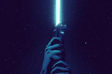 Star Wars Light Saber iPhone 5 Parallax Wallpapers (744x1392)