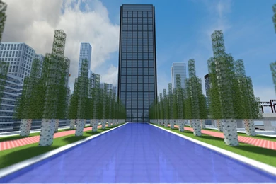Minecraft City Plaza