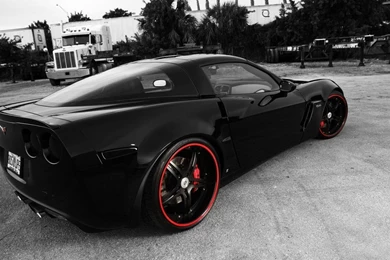 Black White Corvette Z06 HD Desktop Wallpapers : Widescreen : High ...