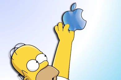 Simone Morana Cyla Blog: NAKED HOMER Wallpapers For IPad.