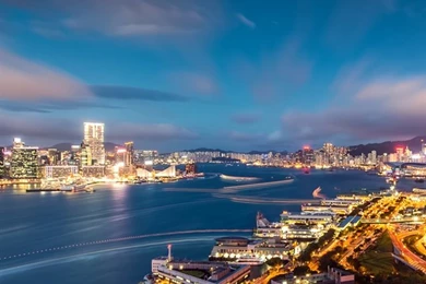 Hong Kong Beautiful Night iPhone Wallpapers