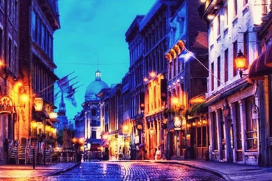 Beautiful Old Montreal   The iPhone Wallpapers