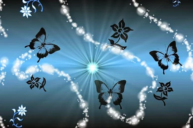 3D Butterfly Desktop Backgrounds