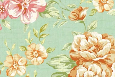 iPhone 5 Wallpapers   Vintage Flower Print 3