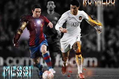 Download Download Messi Vs Ronaldo Wallpapers