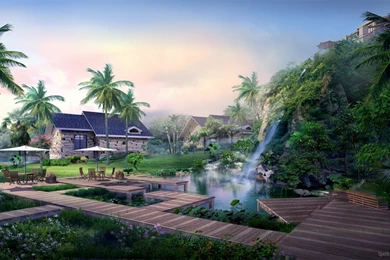 Nature Garden Digital Art Artwork Realistic Drawn Wallpapers ...