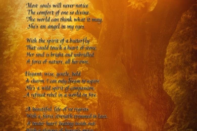 Own Poem In Calligraphy