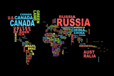 Colorful World Map Wallpapers Hd