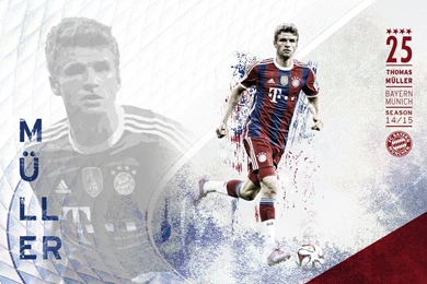 Thomas Müller 2015 FC Bayern Munchen Wallpapers