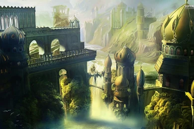 Riverside Kingdom Wallpapers   Fantasy Wallpapers