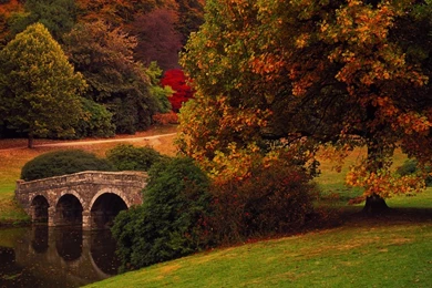 Bridge, Stourhead, Wiltshire, United Kingdom HD Desktop Wallpapers ...