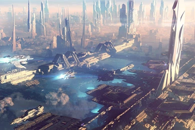 50 Futuristic City Wallpapers