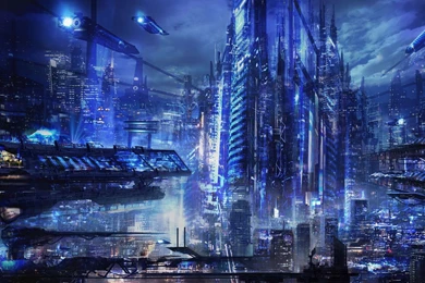 Sci fi City Cities Artwork Art Futuristic Wallpapers