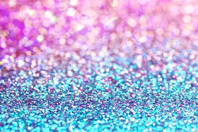 Pastel Sparkle  Photograph Of Pink And Turquoise Glitter Art Print ...