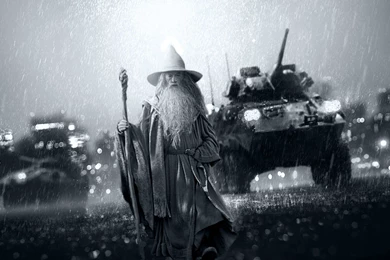 Gandalf, Monochrome, Video Games, Battlefield, Battlefield 4 ...