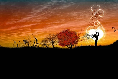 Wallpapers Dark Tribal Black Heart Free Image 1280x1024