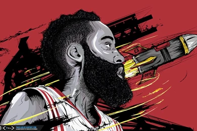 James Harden The Rocket Wallpapers