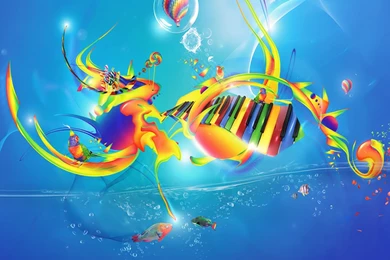 Music Notes Clipart Vector The Colorful Download Free Wallpapers ...