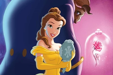 Image   Belle And The Beast Wallpapers 2.jpg   Disney Wiki   Wikia