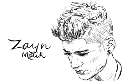 DeviantArt: More Like Zayn Malik Sketch Wallpapers By Lavenderflower23